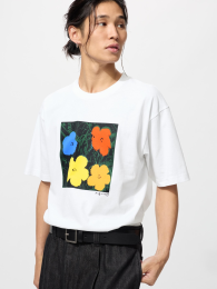 UNIQLO Футболка UT/Свободный крой с принтом в стиле поп-арт (Размеры M-4XL)  фото