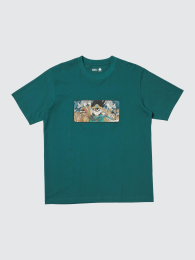 UNIQLO Футболка «Драгон Квест UT» (Размер: 3XL, Цвет: Зеленый)  фото