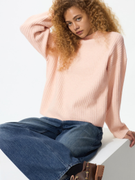 UNIQLO Свитер с высоким воротником из пряжи суфле  фото