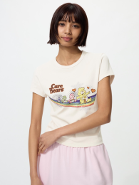UNIQLO Футболка с персонажами Care Bears UT/Мини XL Выбеленный  фото