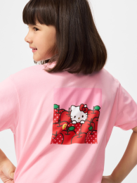 UNIQLO ДЕВОЧКИ Санрио Персонажи UT Футболка (Размер 140, 130, 120, 110, 100, 150)  фото