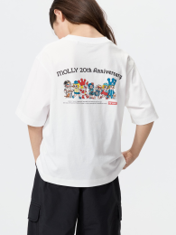 UNIQLO ГIRLS POP MART UT Футболка Свободный крой (Размеры 110/120)  фото