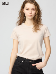 UNIQLO Круглая футболка с круглым воротником, XXL, XL, L, M, S, XS, 3XL  фото