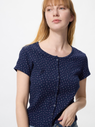 UNIQLO Вафельная мини-футболка с полностью открытой спиной.  фото
