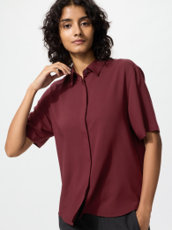 UNIQLO Рубашка из вискозы.  фото