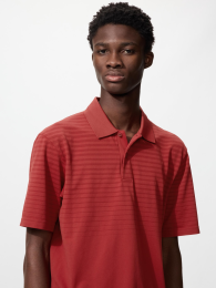 UNIQLO Сухая поло-рубашка с узором сетки (Размеры: S-4XL, Цвета: Синий, Красный, Черный)  фото