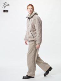 UNIQLO Широкие брюки из флиса  фото