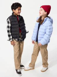 UNIQLO Регулярные удобные брюки Черный, Размер 100 (3-4歳)  фото