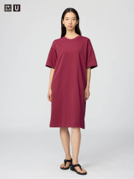UNIQLO Эйризум хлопковое платье для отдыха  фото