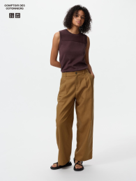 UNIQLO Льняные брюки прямого кроя, размер 7-120 см  фото