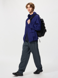 UNIQLO Штаны с шестерёнками/удлинённые, темно-серый, размеры XS-4XL (ギアパンツ/丈長め) - купить
