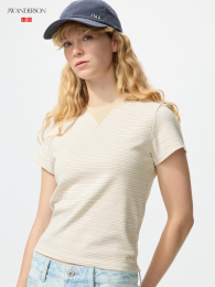 UNIQLO Мини футболка Бежевый XS  - купить