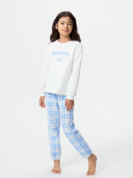 UNIQLO GIRLS Санрио персонажи комплект из флиса, Размер 150, Цвет Выбеленный  фото
