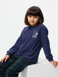 UNIQLO Девочки Санрио Персонажи Флисовый Комплект (Размер: 150-155 см)  фото