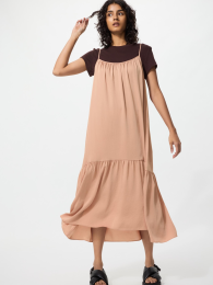 UNIQLO Многоярусное платье-комбинация.  фото
