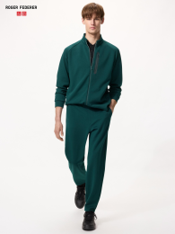 UNIQLO Сухие Стрейчевые Спортивные Брюки, Крой Тейпед, Эластичность  фото