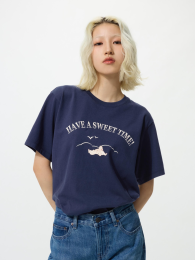 UNIQLO Дисней UT/свободный крой  фото