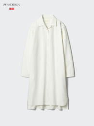 UNIQLO Открытое платье-рубашка из оксфордской ткани.  фото