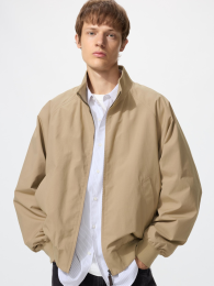UNIQLO Харрингтонская Куртка (Бежевый/Черный) - Размеры XS-4XL  фото