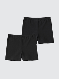 UNIQLO Девочки, шорты/набор из 2 штук (Размер 150(12-13歳), Черный)  фото
