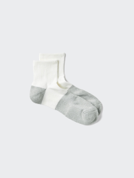 UNIQLO Спортивные полукороткие носки/махровые/цветные блоки  фото