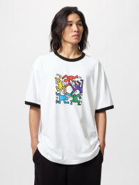 UNIQLO Кит Харинг UT/Свободный крой  фото