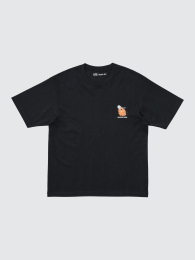 UNIQLO Тут/Релакс-фит (футболка/одежда с изображением 