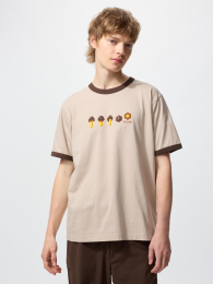 UNIQLO Футболка The Brands UT, Мужские/Женские, Комфорт  фото