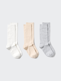 UNIQLO Носки набор из 3 пар, Широкая резинка, Дезодорирующие, Размеры 23-26  фото
