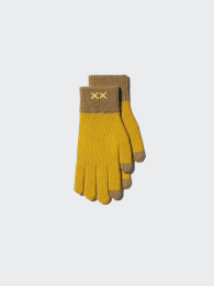 UNIQLO Зимние перчатки из трикотажа с технологией Heattech  фото