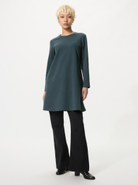 UNIQLO Джерси платье А-силуэта XL, Выбеленный  фото