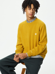 UNIQLO KAWS Зимний свитер с круглым вырезом из шерсти ягненка  фото