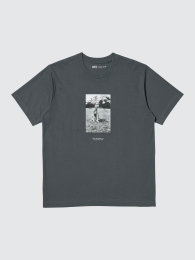 UNIQLO Футболка Эллиотт Эрвитт UT, Цвет: Темно-серый, Размер: 3XL/4XL  фото