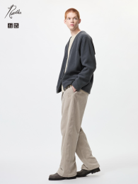 UNIQLO Широкие флисовые брюки / удлинённые (Комфорт, Универсальный Крой)  фото