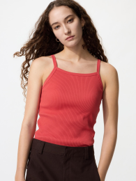 UNIQLO Камисоль с квадратным вырезом и встроенным бюстгальтером | Размеры S-3XL, Цвета: Черный, Синий, Бежевый  фото
