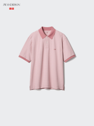 UNIQLO Сухая каноэ полосатая рубашка поло  фото