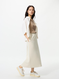 UNIQLO Короткая узкая длинная юбка из сухого трикотажа (ドライスウェットナローロングスカート/丈短め) фото