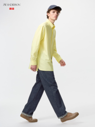 UNIQLO Прямые джинсы Плотный Хлопок Ультрамарин Размеры 28-46  фото