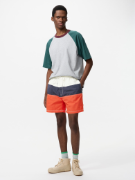 UNIQLO Легкие шорты мужские оранжевые, синие  фото