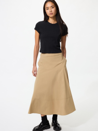 UNIQLO Хлопковая нейлоновая круглая юбка  фото