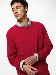 UNIQLO カシミヤのクルーネックセーター  фото