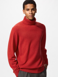 UNIQLO カシミヤのタートルネックセーター。  фото