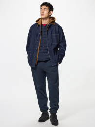 UNIQLO Удлинённые теплые спортивные штаны.  фото