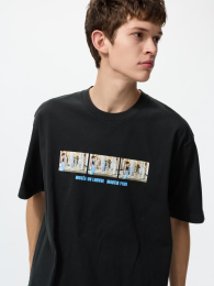 UNIQLO Футболка Лувр UT Relax Fit (Черный, L, XL)  фото