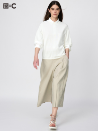 UNIQLO Короткие хлопковые кюлоты.  фото