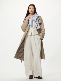 UNIQLO Удлинённые брюки с эластичной талией.  фото