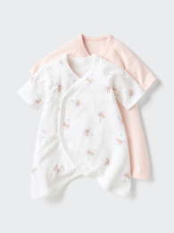 UNIQLO Комплект из двух комбинезонов для младенцев (Размер 50-60, 0-3 мес.)  фото