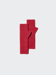 UNIQLO Суфле из пряжи: вязаные на спицах митенки.  фото