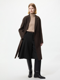 UNIQLO Двустороннее расслабленное длинное пальто  фото