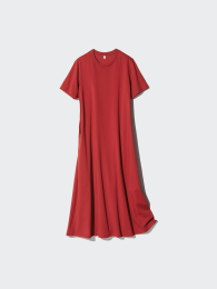 UNIQLO Эйризум хлопковое платье-футболка / удлиненное (Размеры S-3XL)  фото